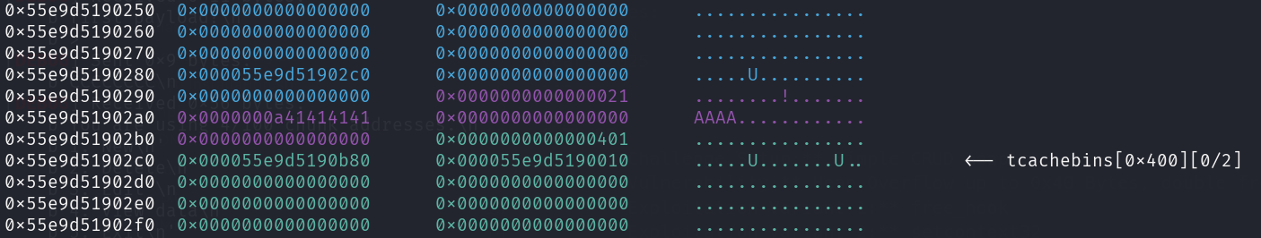 gdb-heapleak-tcache
