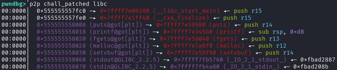 gdb-libc-leak-pointer